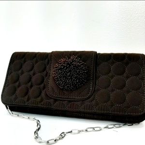 NWOT Vera Bradley Beaded Pom-Pom purse